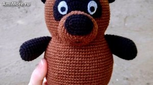 Амигуруми: схема Винни Пух. Игрушки вязаные крючком - Free crochet patterns.
