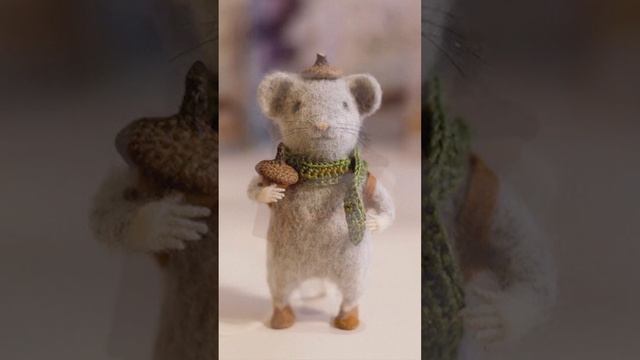 Wool mouse/miniature. Мышки из шерсти/валяние/миниатюра