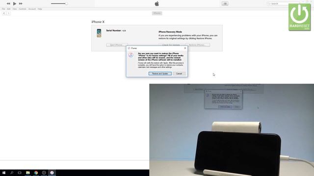 Remove Passcode in iPhone X - Factory Reset / Restore iOS