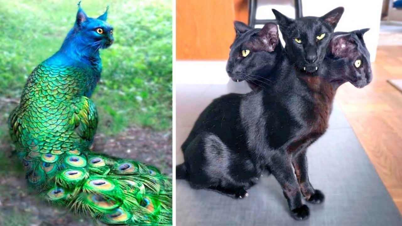 Самые необычные кошки в мире