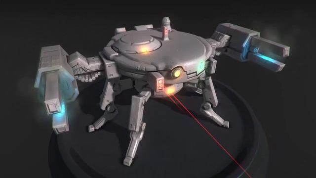 Bot (Unity3d engine). Character from Evolution: Battle for Utopia game. смотреть онлайн