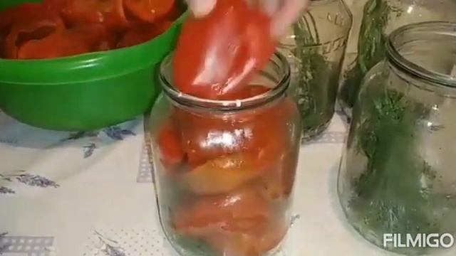 Bulgor qalampirini tuzlash.Заготовки из красного ПЕРЦА на зиму.Blanks from red PEPPER for the winte смотреть онлайн