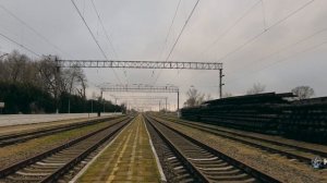 СОЛЁНОЕ ОЗЕРО. Конечная станция Крыма перед Украиной / Finish station of the Crimea