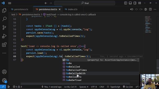 Front-end unit testing with spyOn смотреть онлайн