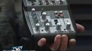 BEHRINGER Xenyx 502 Mixer Demo