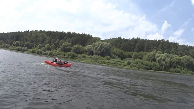 Ловля в проводку с катамарана Ондатра. смотреть онлайн