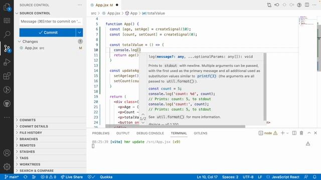 Batching a signals | Solid JS tutorials | Part 18 смотреть онлайн