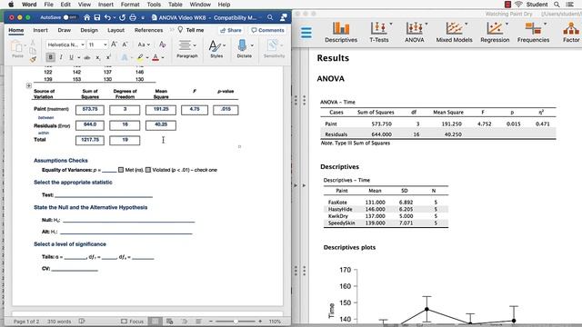 How To Do A One-Way ANOVA In JASP With Excel Dataset – QBA Business Statistics