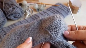 Гольфы  из пряжи "Деревенская" #ТатьянаКильмяшкина