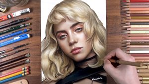 Drawing Billie Eilish drawholic