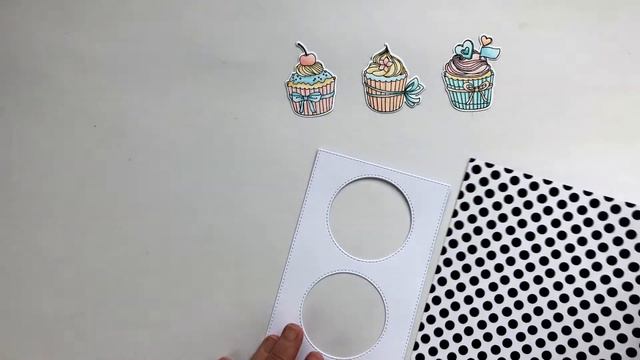 Paper Rose Pastel Cupcakes Slimline Card | Cardmaking with Paper Rose Studio смотреть онлайн