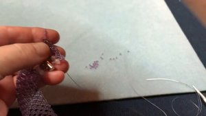Как пришить замок к симметричной бисерной сетке? Урок для начинающих.