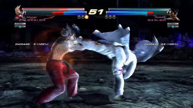 Tekken Tag Tournament 2 • PS3 • Ranked • Pair Play • Paul/Kazuya vs Raven/Lars • HD смотреть онлайн