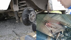 Замена колодок, барабана и полуоси ВАЗ Классика 2107