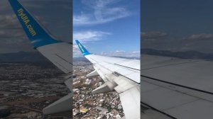 Antalya International Airport takeoff