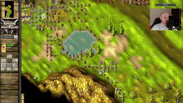 Knights and Merchants / KaM Remake - Кампания Разрушенная Империя - Миссия 10 (стрим) смотреть онлайн