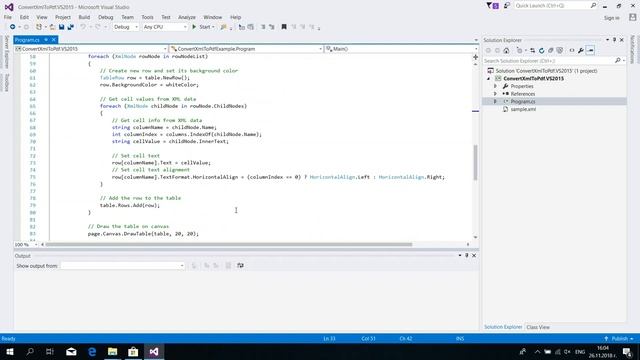 PDF SDK - C# - Convert - XML to PDF смотреть онлайн
