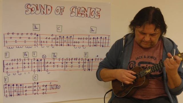 Fingerstyle Ukulele Lesson #53: SOUND OF SILENCE (Simon & Garfunkel) смотреть онлайн