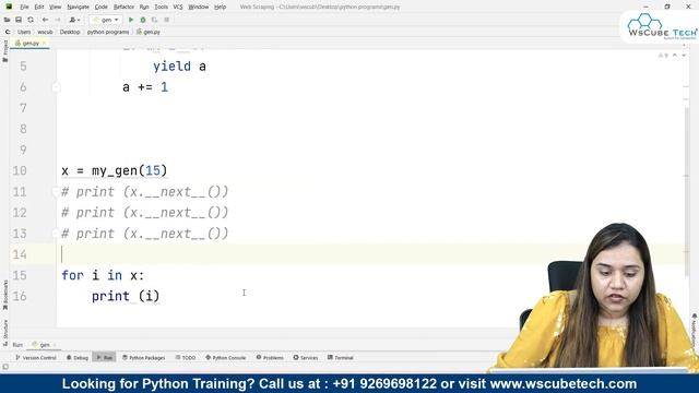 Generators in Python - Explained with Example | Python Tutorial ?