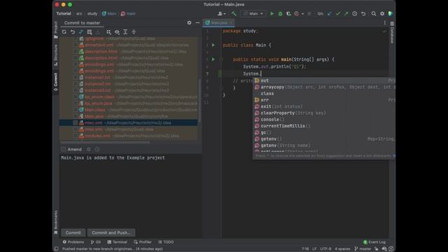 Push IntelliJ project to GitLab смотреть онлайн