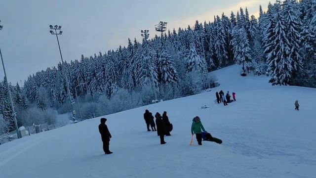 Хвойный Урман. Катаемся с детьми.