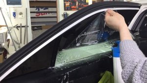 Тонировка без разбора и снятия. Toyota Camry