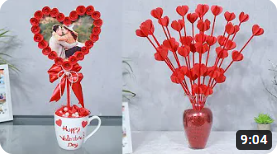 Идеи для поделок ко Дню Святого Валентина. Сердечки для влюбленных смотреть онлайн