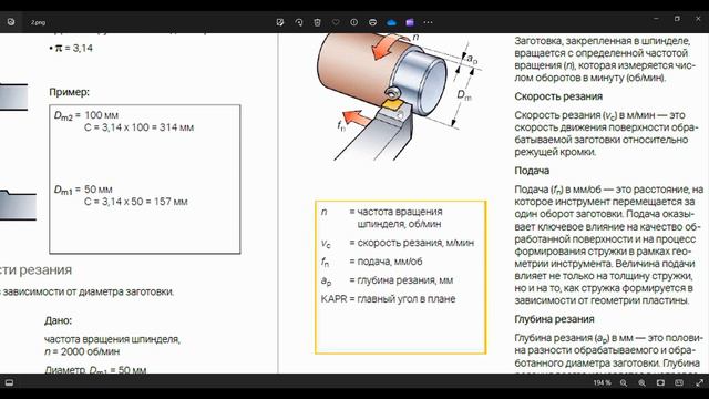 Токарная обработка I Основные определения I Режимы резания