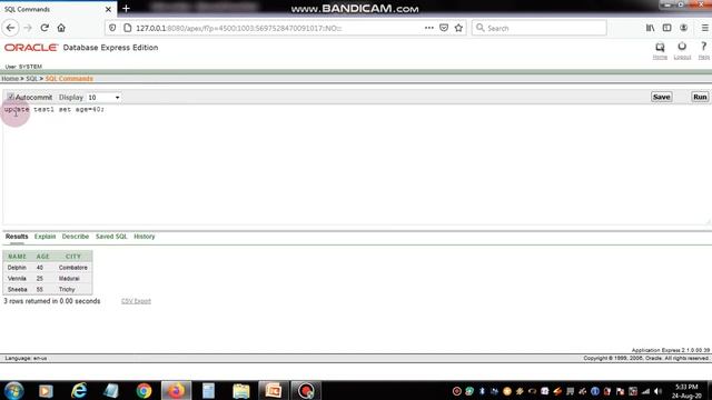 Delete, Update, Drop commands in Oracle 10 G@devtech7545