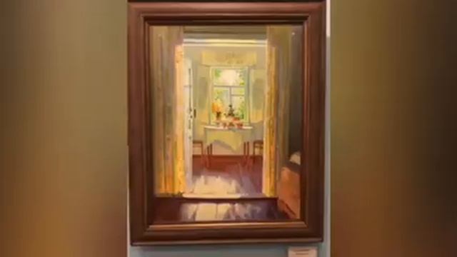 "Родной дом". Художник Виктор Бычков. Картины на выставке. Автор видео Наталья Резвова. 2021 г. смотреть онлайн