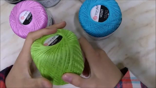 Краткий обзор пряжи Yarnart Violet