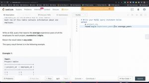 Project Employees I - Leetcode | Week 1 | QS 5