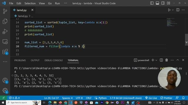 learn python : lambda function in python