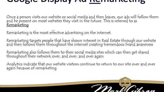 Mark Gibson Home Marketing Program смотреть онлайн