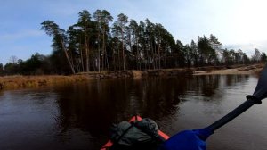 Новая жизнь пакрафта Biluta Light после тюнинга | Пеше-водно на Пре в ноябре