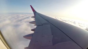Wizzair Airbus A321 Trip Report | Luton to Larnaca (Economy) | Wing View Takeoff to Landing