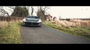Ferrari 812 Superfast  драйв, ускорение и звук