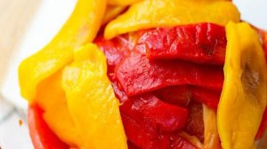 Перцы в медово-горчичном маринаде