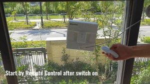 Mamibot W200 SkyBot cordless robot window cleaner, how to use and install