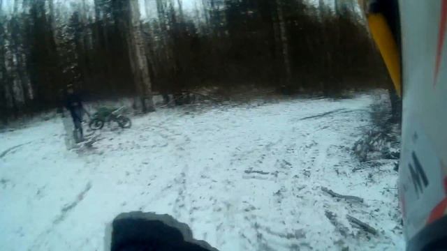 Покатушки на питбайках по снегу... IRBIS TTR,AVANTIS ORION|In memory of LIL Peep смотреть онлайн
