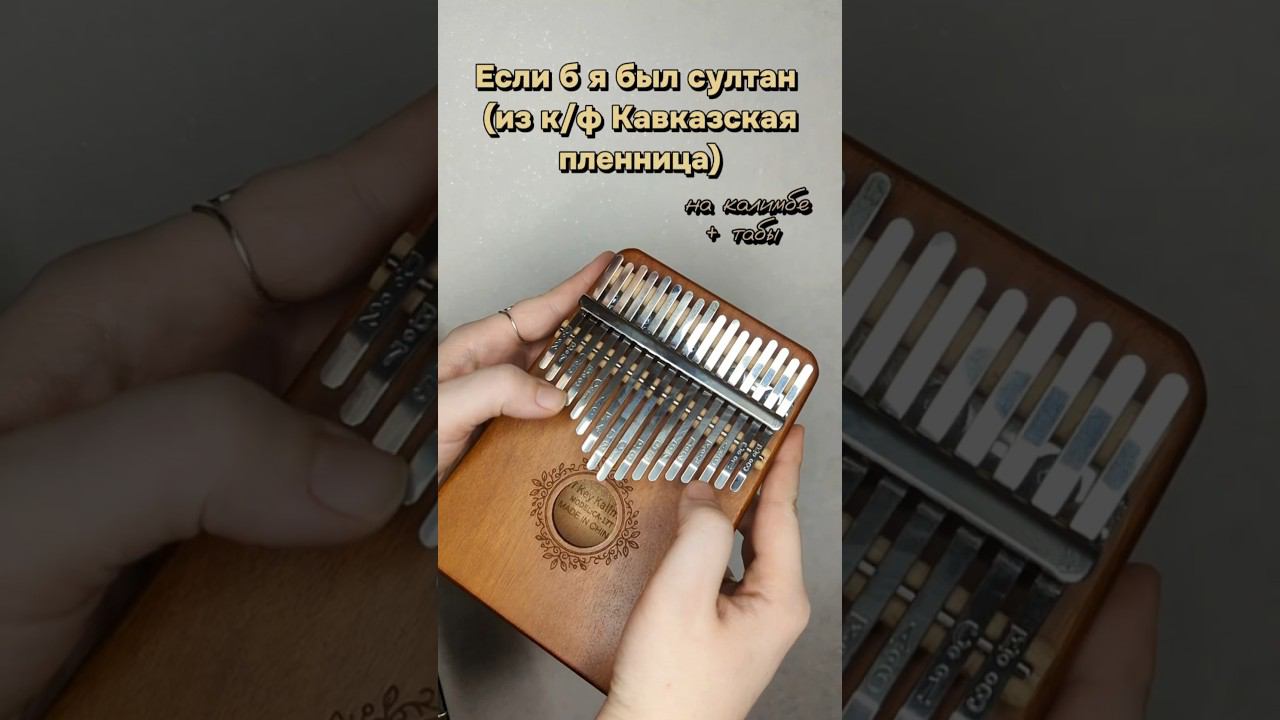 Если б я был султан #kalimba #cover #разбор #табы #кавказскаяпленница ❄️ЗАКАЗАТЬ КАЛИМБУ-В ОПИСАНИИ смотреть онлайн