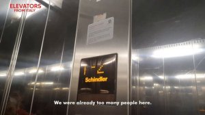 TOUR of the Schindler MRL Traction Elevators in Euroma2 Mall / elevaTOUR@Euroma2 Mall, Rome, Italy