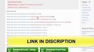 How to Fix Metal gear solid V Phantom Pain  No audio or sound