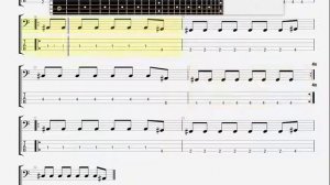 Bloodhound Gang The   I hope you die BASS GUITAR TABLATURE