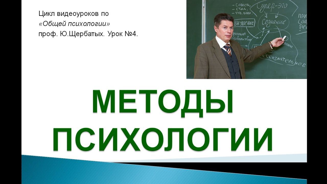 Методы исследования в психологии
