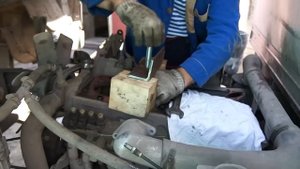 Выпрессовка гильзы на 4100QBZL