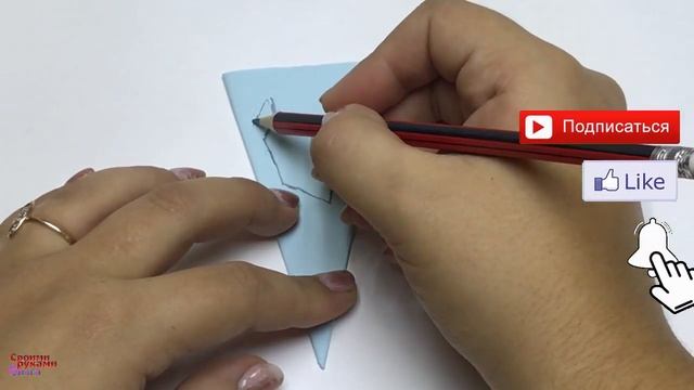 Как сделать Красивую снежинку из бумаги Своими руками.