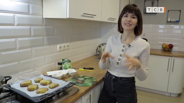Гарнир из картофеля. Картофель по-португальски. Рецепт от ТАНИ.