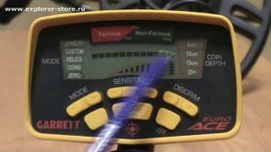 Garrett Euro ACE, металлоискатель, краткий видеообзор.