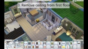 The sims 4 | HOW TO REMOVE floor around stairs | easy tutorial